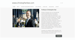 Desktop Screenshot of christopherkee.com