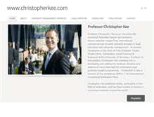 Tablet Screenshot of christopherkee.com